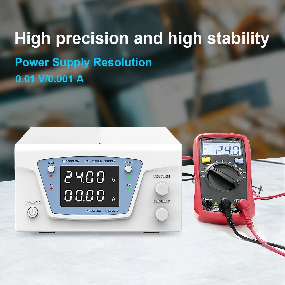Wanptek RS485/RS232 Lab Progra - Programmable Dc Power Supply 60V 10A recension och pris